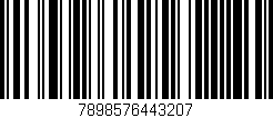 Código de barras (EAN, GTIN, SKU, ISBN): '7898576443207'