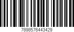 Código de barras (EAN, GTIN, SKU, ISBN): '7898576443429'
