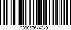 Código de barras (EAN, GTIN, SKU, ISBN): '7898576443481'