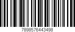 Código de barras (EAN, GTIN, SKU, ISBN): '7898576443498'