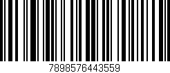 Código de barras (EAN, GTIN, SKU, ISBN): '7898576443559'