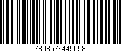 Código de barras (EAN, GTIN, SKU, ISBN): '7898576445058'