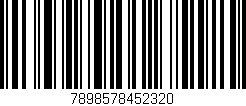 Código de barras (EAN, GTIN, SKU, ISBN): '7898578452320'