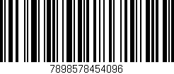 Código de barras (EAN, GTIN, SKU, ISBN): '7898578454096'