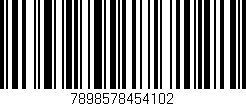 Código de barras (EAN, GTIN, SKU, ISBN): '7898578454102'