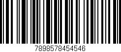Código de barras (EAN, GTIN, SKU, ISBN): '7898578454546'