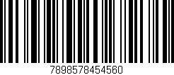 Código de barras (EAN, GTIN, SKU, ISBN): '7898578454560'