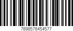 Código de barras (EAN, GTIN, SKU, ISBN): '7898578454577'