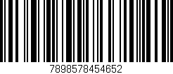 Código de barras (EAN, GTIN, SKU, ISBN): '7898578454652'