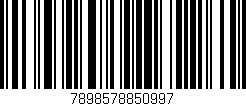 Código de barras (EAN, GTIN, SKU, ISBN): '7898578850997'