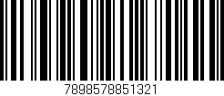 Código de barras (EAN, GTIN, SKU, ISBN): '7898578851321'