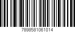 Código de barras (EAN, GTIN, SKU, ISBN): '7898581061014'