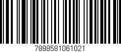 Código de barras (EAN, GTIN, SKU, ISBN): '7898581061021'