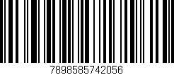 Código de barras (EAN, GTIN, SKU, ISBN): '7898585742056'