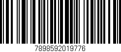 Código de barras (EAN, GTIN, SKU, ISBN): '7898592019776'
