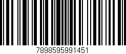 Código de barras (EAN, GTIN, SKU, ISBN): '7898595991451'