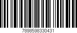 Código de barras (EAN, GTIN, SKU, ISBN): '7898598330431'
