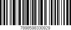 Código de barras (EAN, GTIN, SKU, ISBN): '7898598330929'