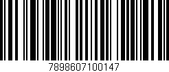 Código de barras (EAN, GTIN, SKU, ISBN): '7898607100147'