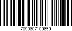 Código de barras (EAN, GTIN, SKU, ISBN): '7898607100659'