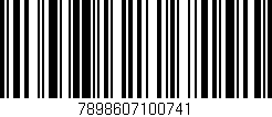 Código de barras (EAN, GTIN, SKU, ISBN): '7898607100741'