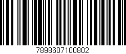 Código de barras (EAN, GTIN, SKU, ISBN): '7898607100802'
