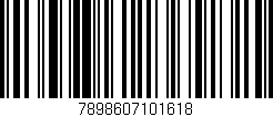 Código de barras (EAN, GTIN, SKU, ISBN): '7898607101618'