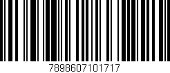 Código de barras (EAN, GTIN, SKU, ISBN): '7898607101717'