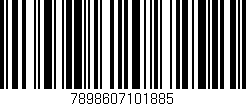Código de barras (EAN, GTIN, SKU, ISBN): '7898607101885'