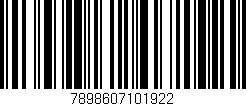Código de barras (EAN, GTIN, SKU, ISBN): '7898607101922'