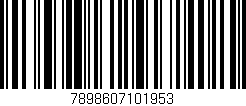Código de barras (EAN, GTIN, SKU, ISBN): '7898607101953'