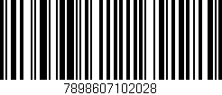 Código de barras (EAN, GTIN, SKU, ISBN): '7898607102028'