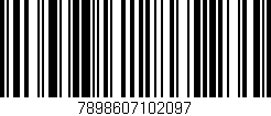 Código de barras (EAN, GTIN, SKU, ISBN): '7898607102097'