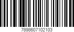 Código de barras (EAN, GTIN, SKU, ISBN): '7898607102103'