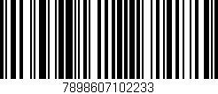 Código de barras (EAN, GTIN, SKU, ISBN): '7898607102233'