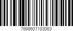 Código de barras (EAN, GTIN, SKU, ISBN): '7898607103063'