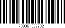 Código de barras (EAN, GTIN, SKU, ISBN): '7898613222321'