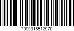 Código de barras (EAN, GTIN, SKU, ISBN): '7898615512970'