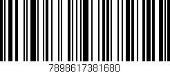 Código de barras (EAN, GTIN, SKU, ISBN): '7898617381680'