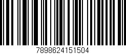 Código de barras (EAN, GTIN, SKU, ISBN): '7898624151504'