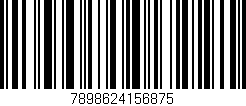 Código de barras (EAN, GTIN, SKU, ISBN): '7898624156875'