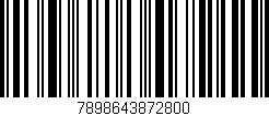 Código de barras (EAN, GTIN, SKU, ISBN): '7898643872800'