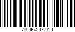 Código de barras (EAN, GTIN, SKU, ISBN): '7898643872923'