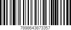 Código de barras (EAN, GTIN, SKU, ISBN): '7898643873357'