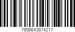 Código de barras (EAN, GTIN, SKU, ISBN): '7898643874217'