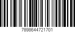 Código de barras (EAN, GTIN, SKU, ISBN): '7898644721701'