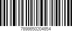 Código de barras (EAN, GTIN, SKU, ISBN): '7898650204854'