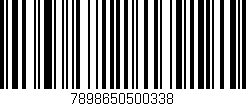 Código de barras (EAN, GTIN, SKU, ISBN): '7898650500338'
