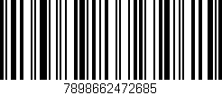 Código de barras (EAN, GTIN, SKU, ISBN): '7898662472685'