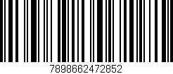 Código de barras (EAN, GTIN, SKU, ISBN): '7898662472852'
